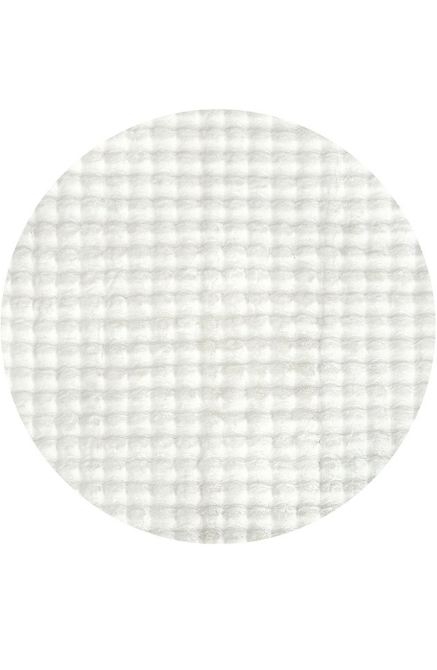 V107-BUB-WHITE-150X150-207181-00 Bubble White Round Washable Rug by Rug Culture-150X150CM - ROUND - Image 1