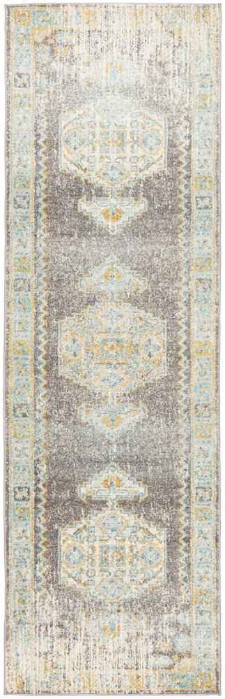 V107-CEN-944-GREY-500X80-208202-00 Century 944 Grey Runner by Rug Culture - 80 x 500 cm - RUNNER - Image 1