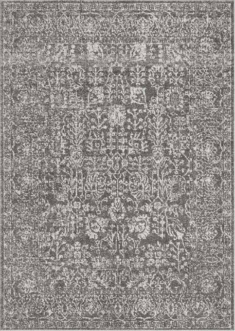V107-EVO-256-GREY-400X300-217644-00 Evoke 256 Grey by Rug Culture -400X300CM - RECTANGLE - Image 1