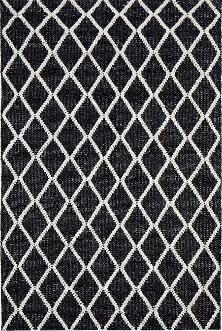 V107-HUX-BLACK-280X190-208390-00 Huxley Black Rug by Rug Culture-280X190CM - RECTANGLE - Image 1