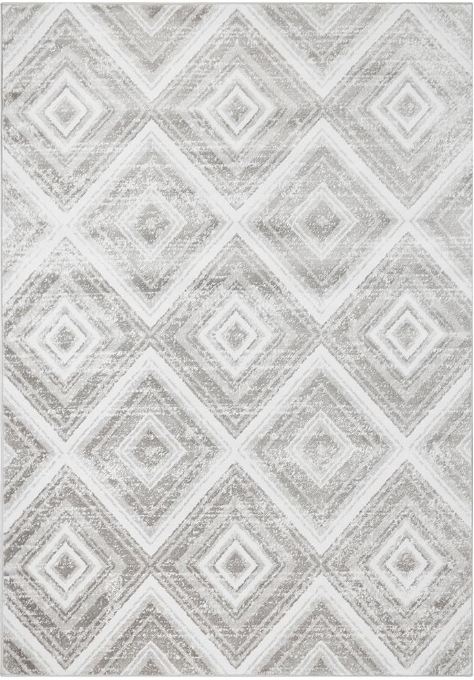 V107-MET-616-SIL-230X160-208135-00 Metro 616 Silver by Rug Culture-230X160CM - RECTANGLE - Image 1