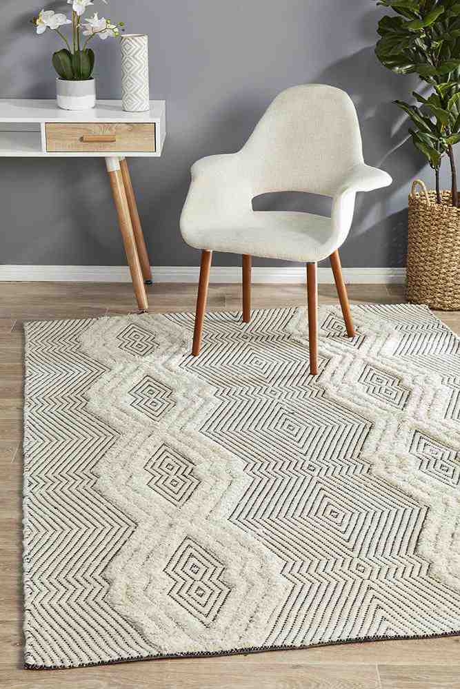 V107-MIL-741-BON-280X190-208449-00 Miller 741 Bone by Rug Culture - 280X190CM - RECTANGLE - Image 1
