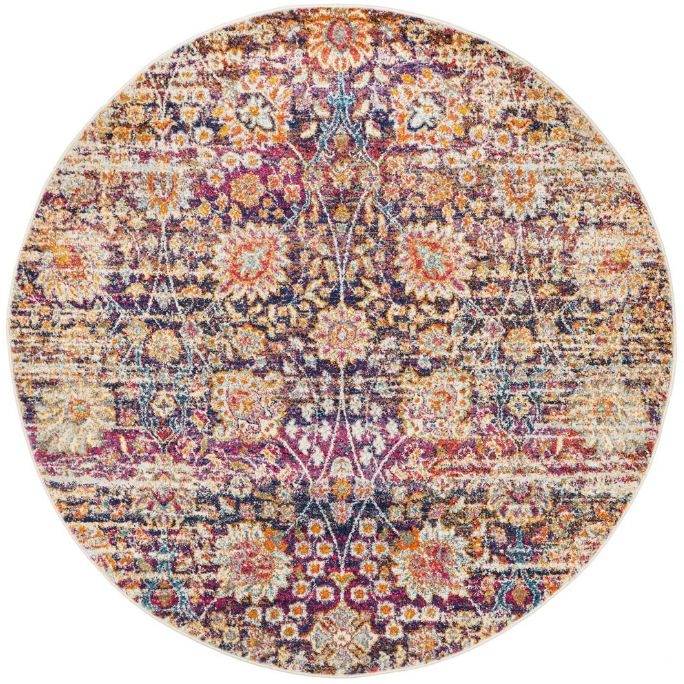 V107-MIR-360-MUL-150X150-208525-00 Mirage 360 Multi Round By Rug Culture-150X150CM - ROUND - Image 1