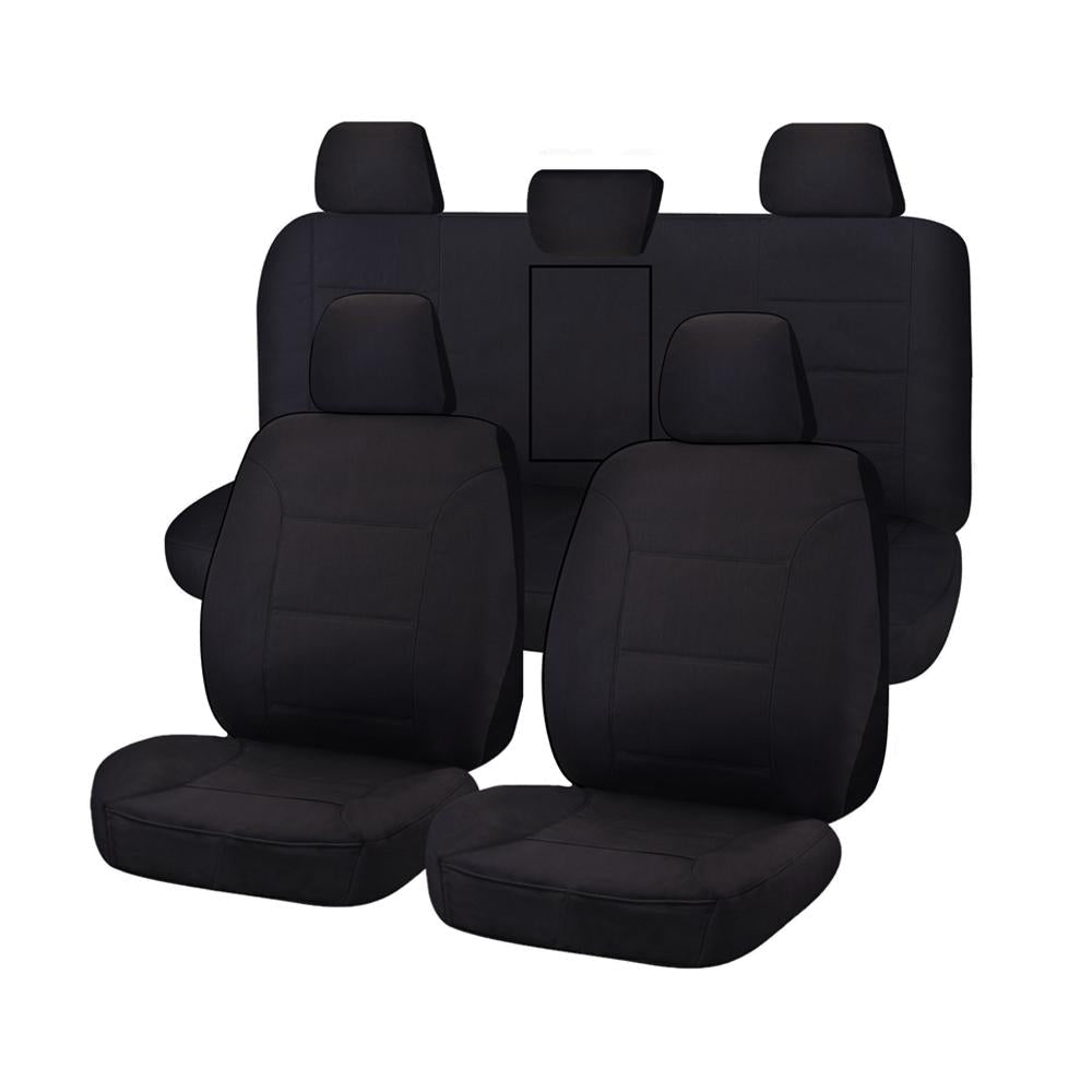V121-ALTMHIL1004_ALTMHIL1004_66b4bff5-6470-4542-afca-c70e4224a5b7 Seat Covers for TOYOTA HILUX 08/2015 - ON DUAL CAB UTILITY FR 40/60 SPLIT BASE WITH A/REST BLACK ALL TERRAIN - Image 1