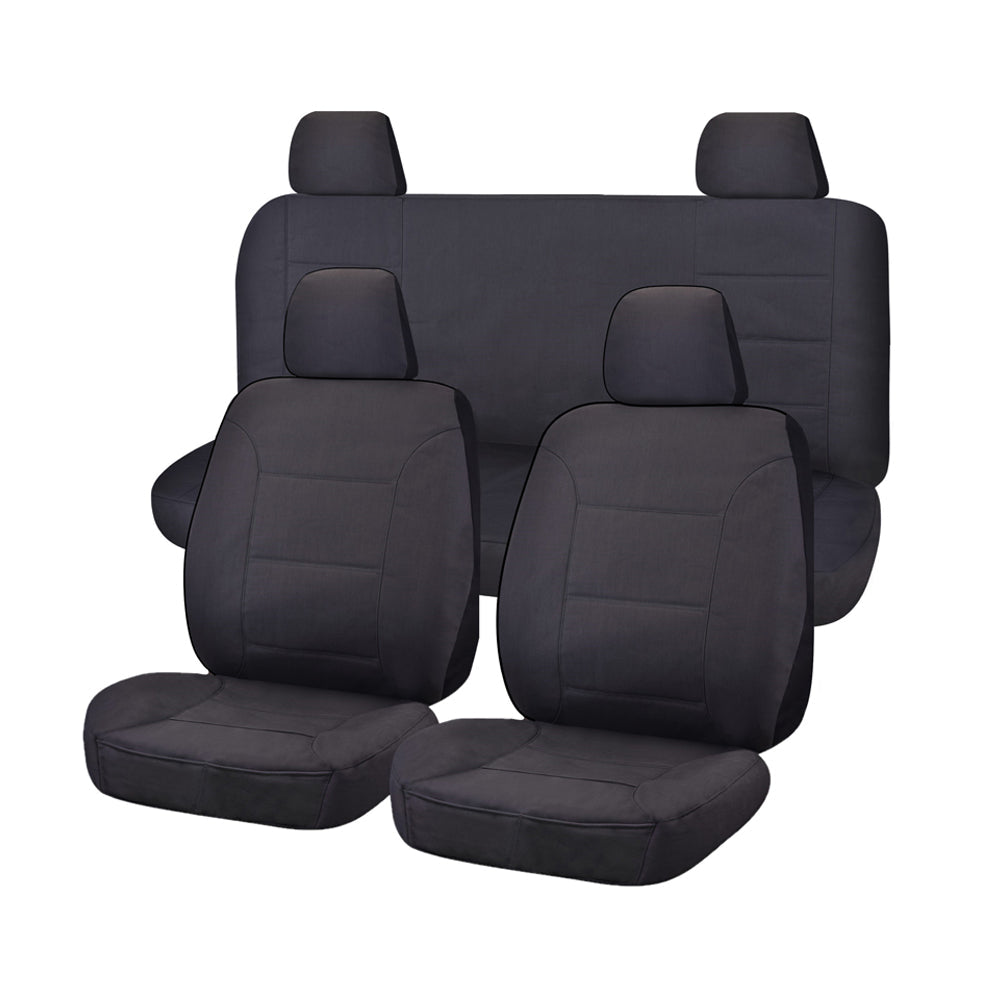 V121-CHTMNAV1608_CHTMNAV1608_0c70c09e-7d3e-4570-90e3-80668c6dc66b Seat Covers for NISSAN NAVARA D23 SERIES 3 NP300 11/2017 - 11/2020 DUAL CAB FR CHARCOAL CHALLENGER - Image 1