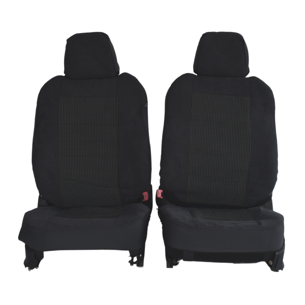 V121-TMDTRIT09PRESBLK_3_c159ba45-9c39-4068-b7b1-cfff0a33f988 Prestige Jacquard Seat Covers - For Mitsubishi Triton Dual Cab (2009-2011) - Image 1