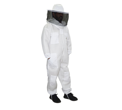 V122-OZ-12518-DSC_1021-resize_500x-00 Beekeeping Bee Suit 2 Layer Mesh Round Head Style Ultra Cool & Light Weight - 5XL - Image 1