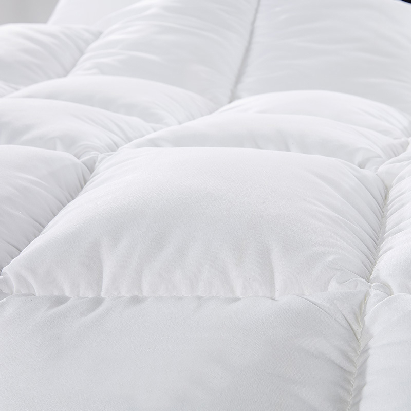 V160-201050_V160-201050-02_1 500GSM Soft Goose Feather Down Quilt Duvet 95% Feather 5% Down All-Seasons - Double - White - Image 1
