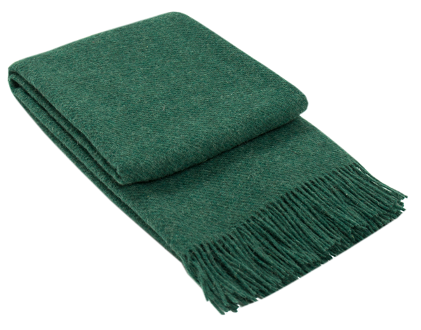 V164-BR10-BrightonMelangeEmerald_f16d69e2-96d3-4615-9b4c-bebe77fed571_1024x1024_2x-00_1 Brighton Throw - 100% NZ Wool - Emerald - Image 1