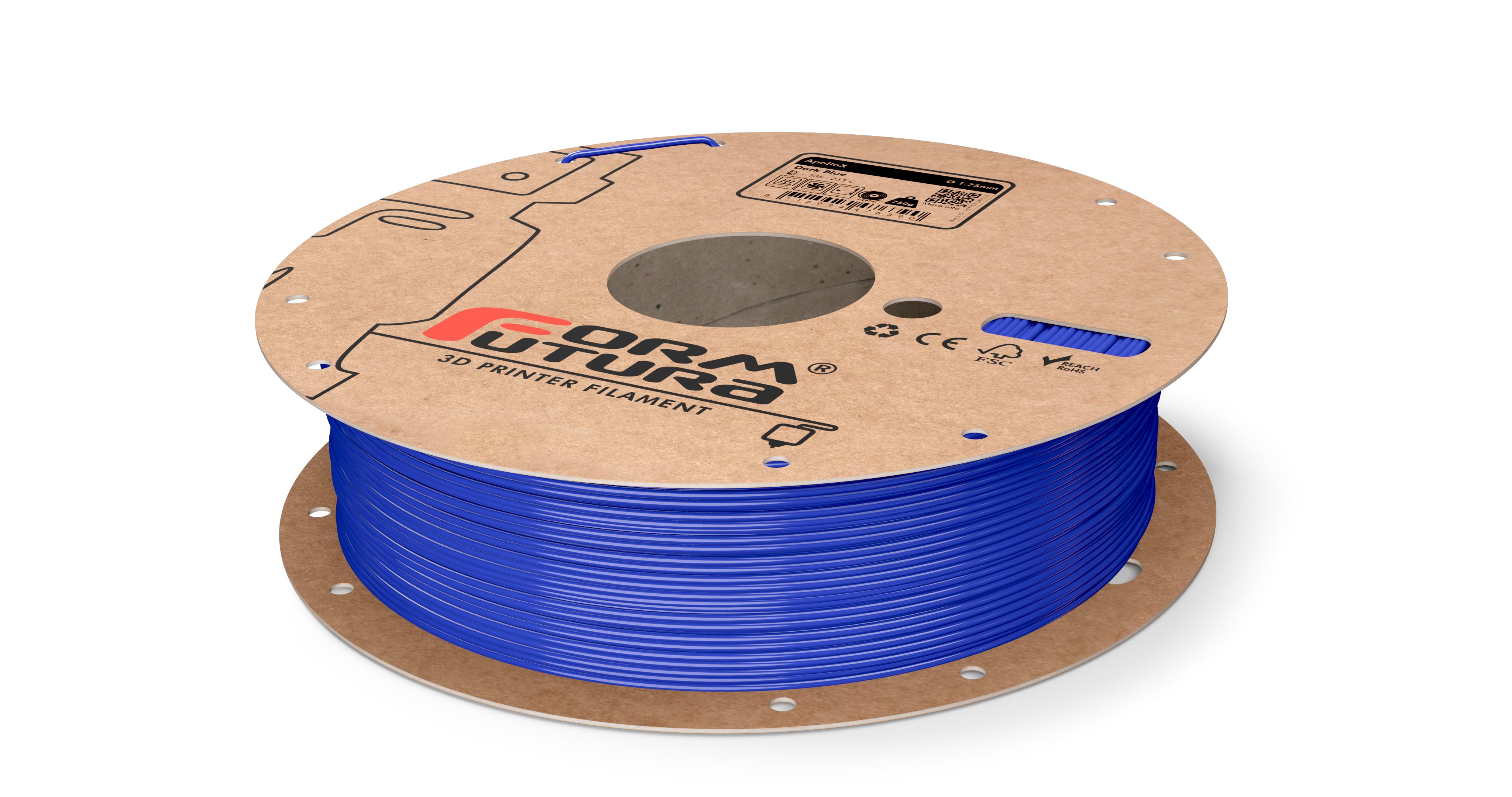 V177-175APOX-DBLUE-0750_ApolloX-Dark-Blue-175-750g__03005_1 ASA Filament ApolloX 1.75mm Dark Blue 750 gram 3D Printer Filament - Image 1