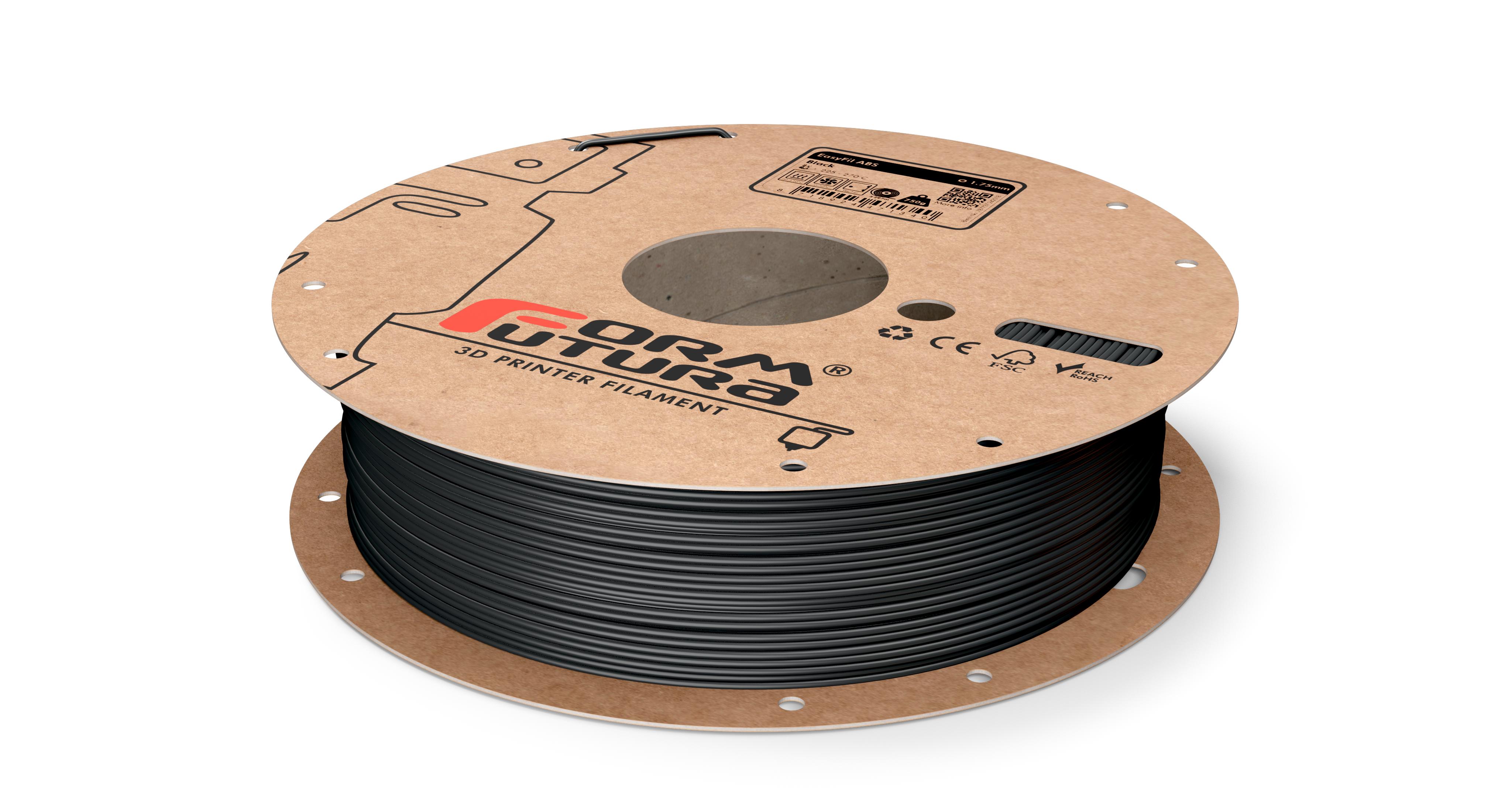 V177-175EABS-BLCK-0750_EasyFil-ABS-Black-175-750g__78804_1 ABS Filament EasyFil ABS 1.75mm Black 750 gram 3D Printer Filament - Image 1