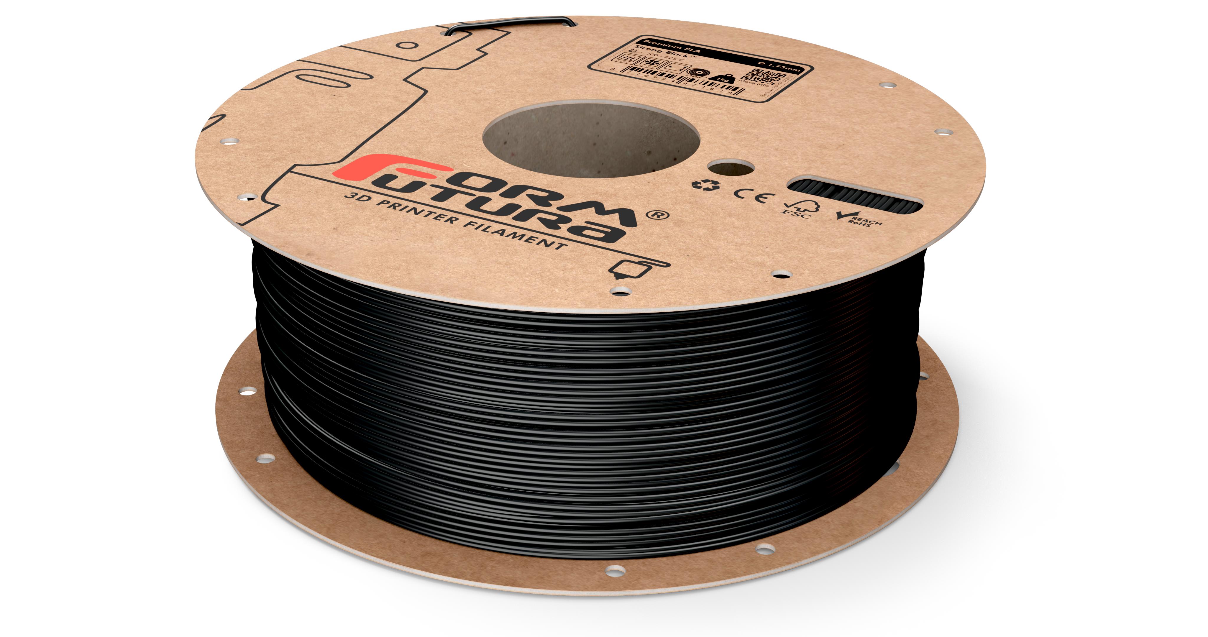 V177-175PPLA-STRBLA-2300_8718924477519_Premium-PLA-Strong-Black-175-8000g__07200_1 PLA 3D Printer Filament Premium PLA 1.75mm Strong Black 2300 gram - Image 1