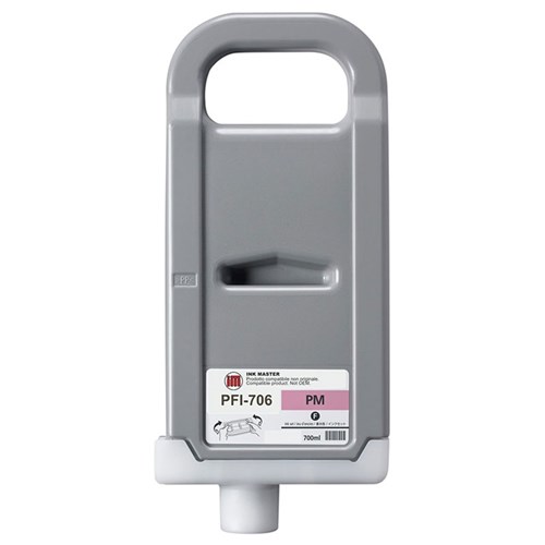 V177-AL-CPFI-706PM-CPFI-706PM__66058-00 CANON PFI-706PM LUCIA EX PHOTO MAGENTA INK FOR IPF8300 IPF8300S IPF8400 - 700ML - Image 1