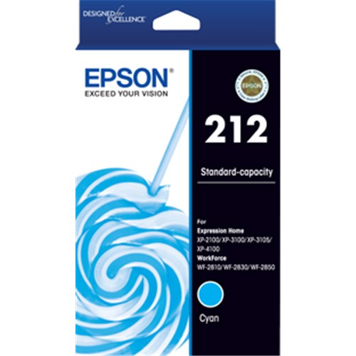 V177-AL-EPC13T02R292_EPC13T02R292__36062_1 EPSON 212 STD CYAN INK FOR XP-4100 XP-3105 XP-3100 XP- 2100 WF-2850 WF-2830 WF-2810 - Image 1