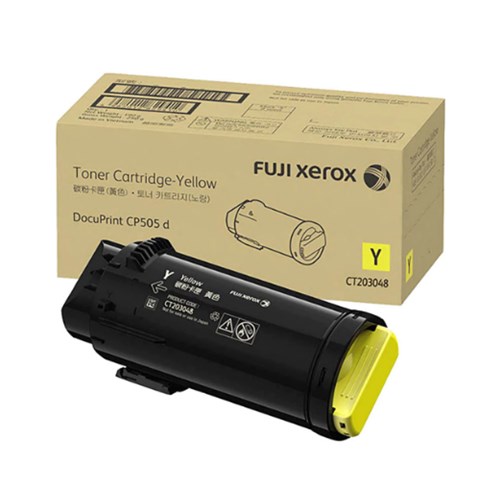 V177-AL-FXCT203048_FXCT203048__41429_1 FUJIFILM FUJI XEROX CT203048 YELLOW HIGH YIELD TONER 11K FOR DPCP505D - Image 1