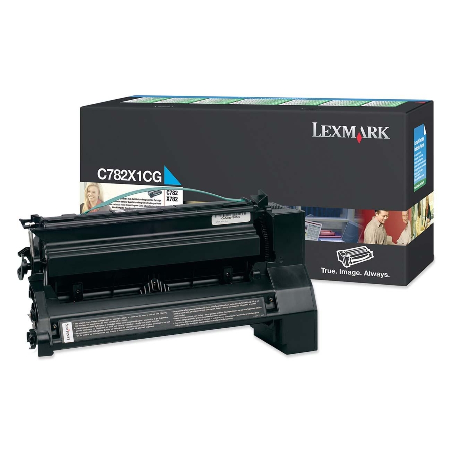 V177-AL-LMC782X1CG-C782X1CG__85202-00 LEXMARK C782X1CG CYAN PREBATE TONER YIELD 15000 PAGES FOR C780 - Image 1