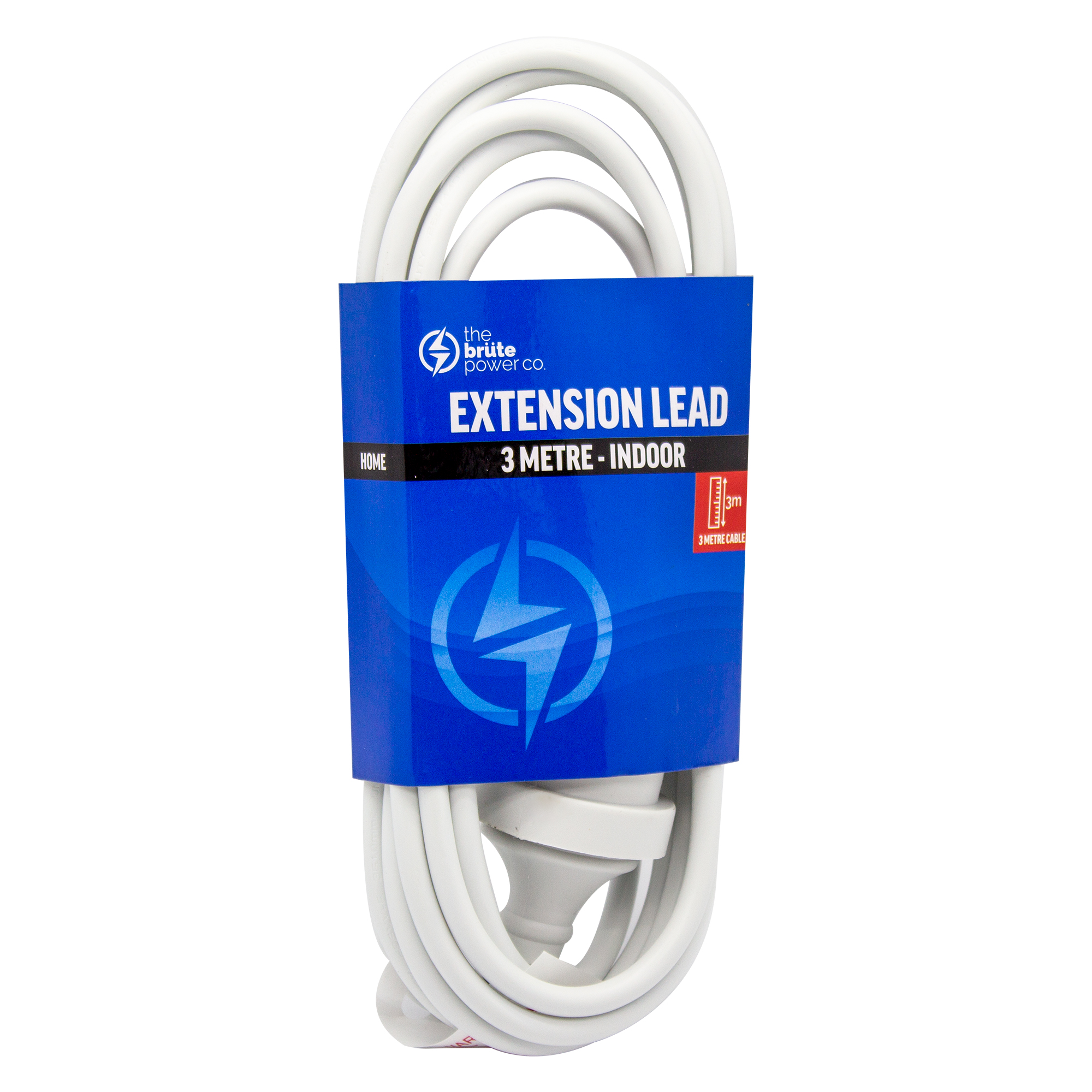 V177-BPEL3M_BPEL3M-00__33115_1 THE BRUTE POWER CO. Extension Lead - 3 Metre - Image 1