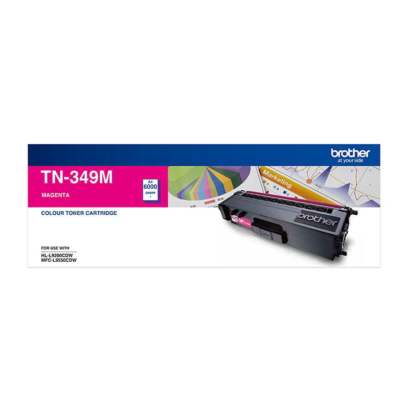 V177-D-BN349M_uc__63576_1 BROTHER TN349 Magenta Toner Cartridge - Image 1