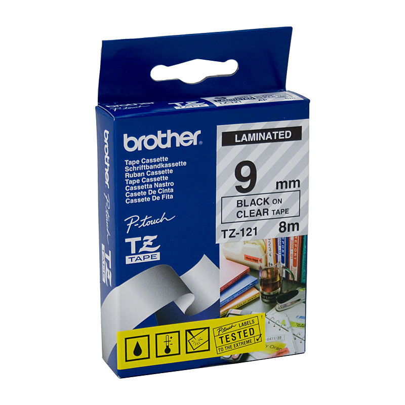V177-D-BTZ121_uc__01113_1 BROTHER TZe121 Labelling Tape - Image 1