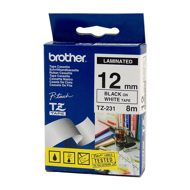 V177-D-BTZ231_uc__92546_1 BROTHER TZe231 Labelling Tape - Image 1