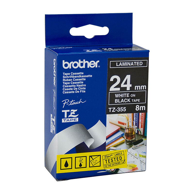 V177-D-BTZ355_uc__33739_1 BROTHER TZe355 Labelling Tape - Image 1