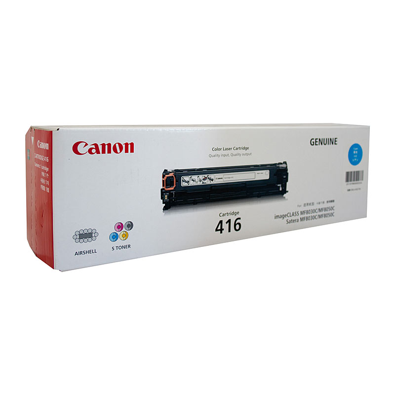 V177-D-CART416C_uc__61891_1 CANON Cartridge416 Cyan Toner - Image 1