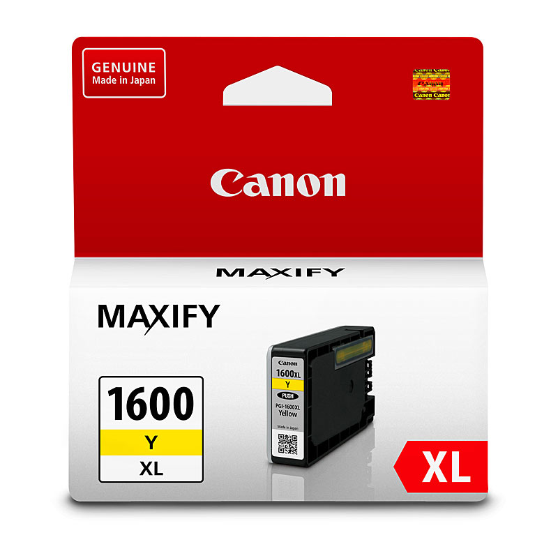 V177-D-CI1600XLY_uc__25755_1 CANON PGI1600XL Yellow Ink Tank - Image 1
