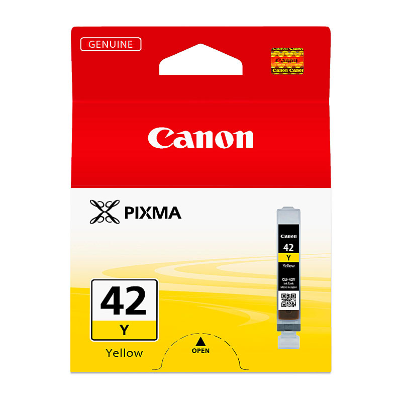 V177-D-CI42Y_uc__29146_1 CANON CLI42 Yellow Ink Cartridge - Image 1