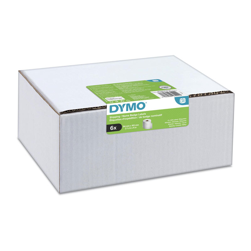 V177-D-DY2093092_uc__31118_1 DYMO LW Shipping Label 54X101m Pack of 6 - Image 1
