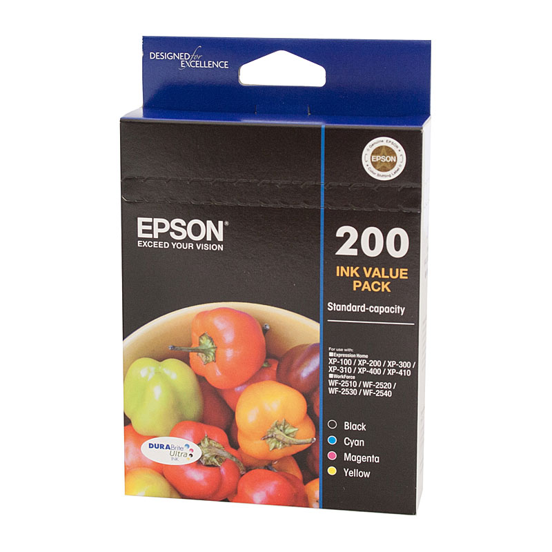 V177-D-E200VP_uc__33023_1 EPSON 200 4 Ink Value Pack - Image 1
