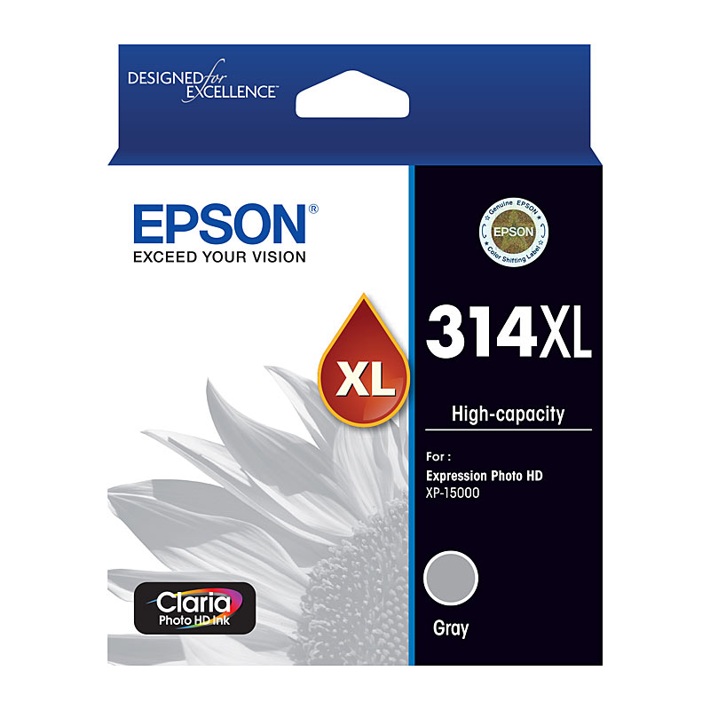 V177-D-E314GXL_uc__57345_1 EPSON 314XL Grey Ink Cartridge - Image 1