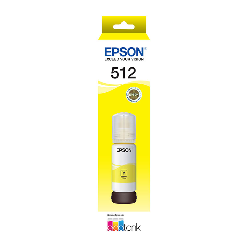 V177-D-E512Y_uc__28564_1 EPSON T512 Yellow EcoTank Bottle - Image 1