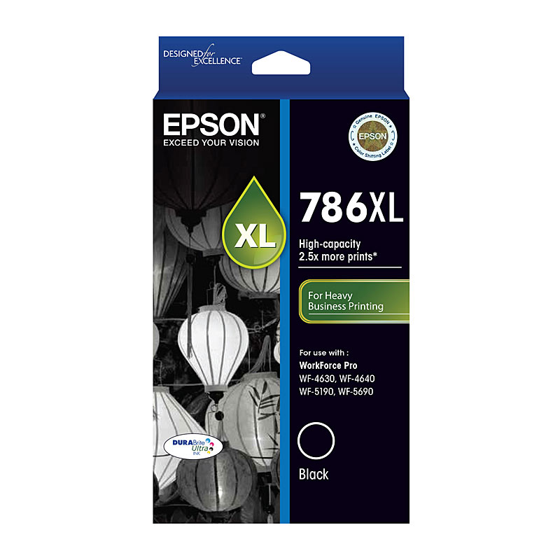 V177-D-E786BXL_uc__25599_1 EPSON 786XL Black Ink Cartridge - Image 1
