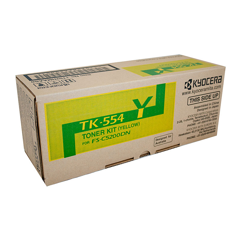 V177-D-K554Y-uc__70026-00 KYOCERA TK554 Yellow Toner - Image 1