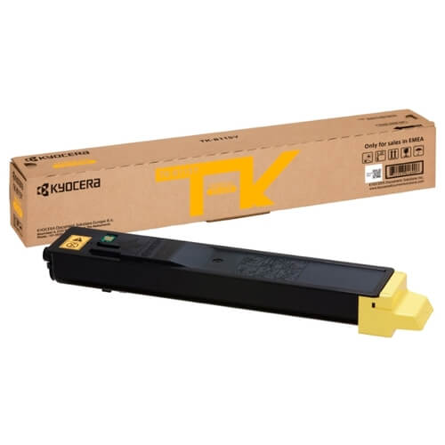 V177-D-K8119Y_TK-8119Y__36504_1 KYOCERA TK8119 Yellow Toner - Image 1