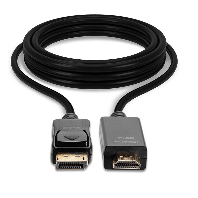 V177-D-LIN36921-LIN36921__69331-00 LINDY DisplayPort to HDMI Cbl - Image 1