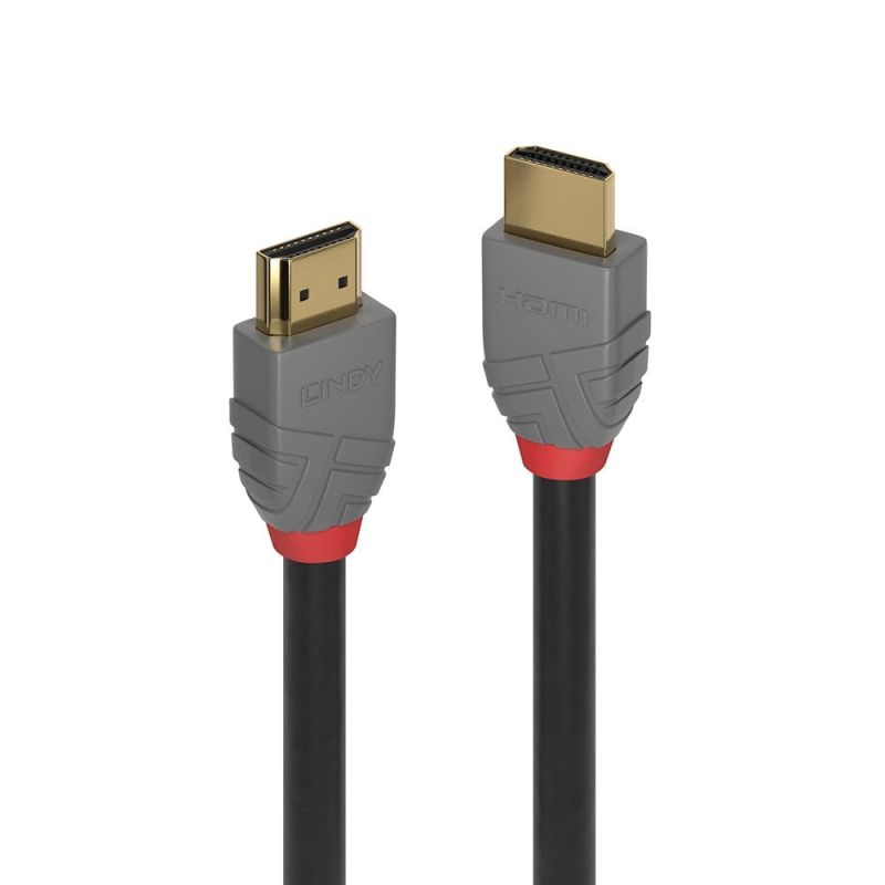 V177-D-LIN36963-uc__85682-00 LINDY 2m HDMI Cable Anthra Line - Image 1