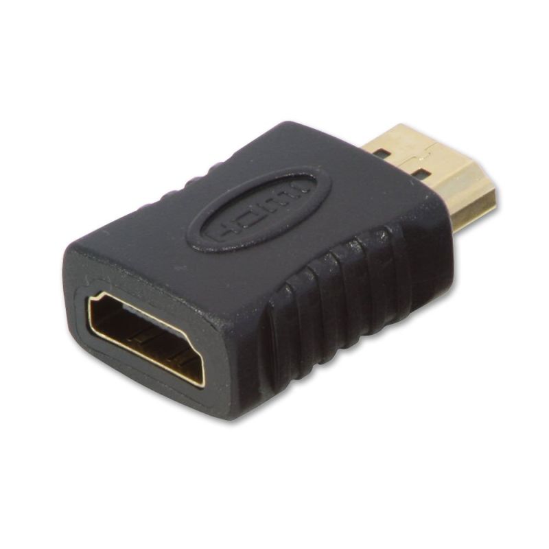 V177-D-LIN41232-uc__72978-00 LINDY HDMI F/M CECromo Lineess Adapter - Image 1