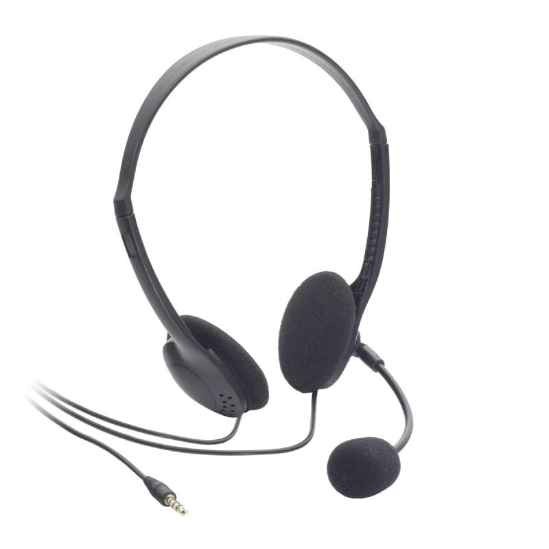 V177-D-MHPLMB-71162-00 MOKI INTERNATIONAL Lite Headphone With Mic - Image 1