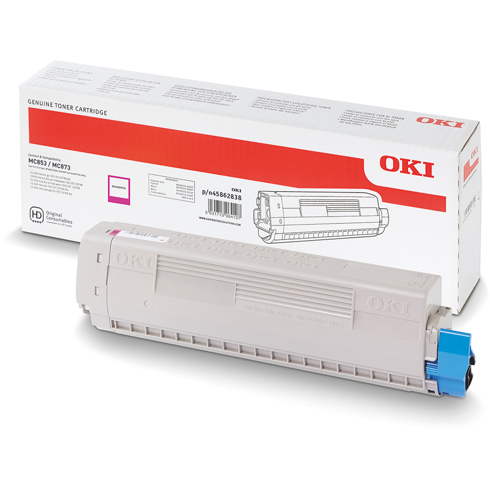 V177-D-O853M_OKI-45862838-MagentaToner-Large__62963_1 OKI MC853 Magenta Toner - Image 1