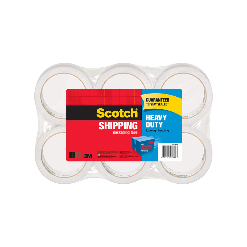V177-D-SCTAT019436917-SCTAT019436917__19554-00 SCOTCH Packing Tape 3850-6-AU HD Pack of 6 - Image 1