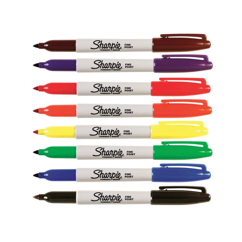 V177-D-SH30217PP-34159-00 SHARPIE Permanent Marker FP Fashion Pack of 8 - Image 1