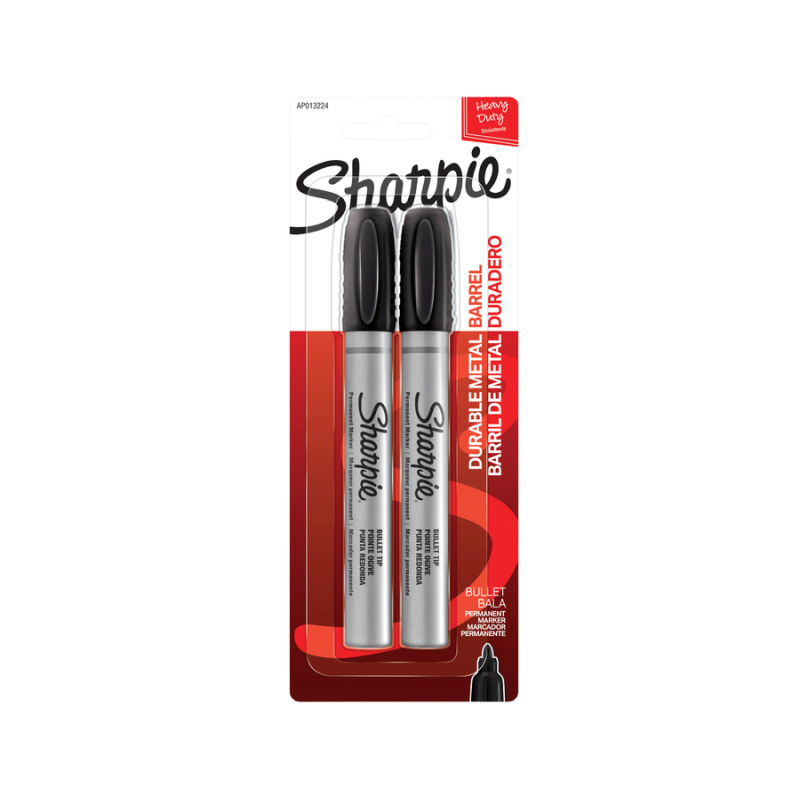 V177-D-SHAP013224_SHAP013224__36930_1 SHARPIE Metal Bullet Pack of 2 Black - Image 1