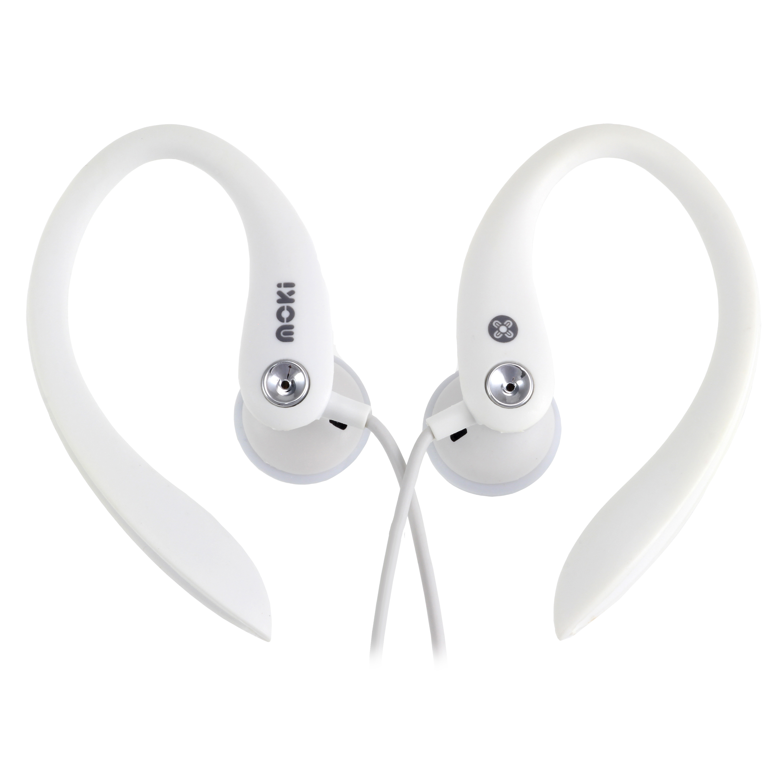 V177-HCSW-ACC-HCSW-00__21489-00 MOKI Sports Earphones White - Image 1