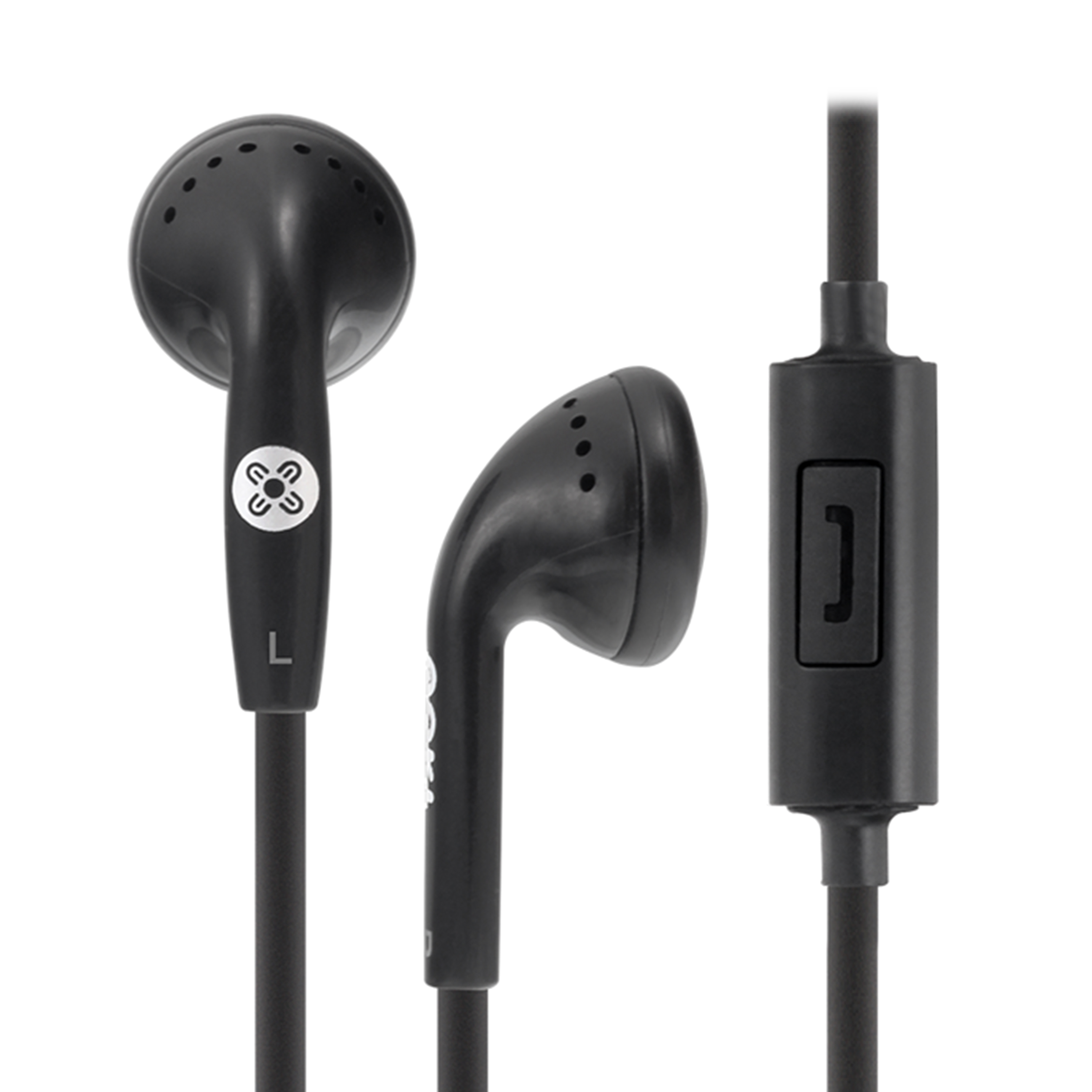 V177-HPMCMB-ACC-HPMCMB-00__81440-00 MOKI Stereo Earphones In-line Mic & Control Black - Image 1