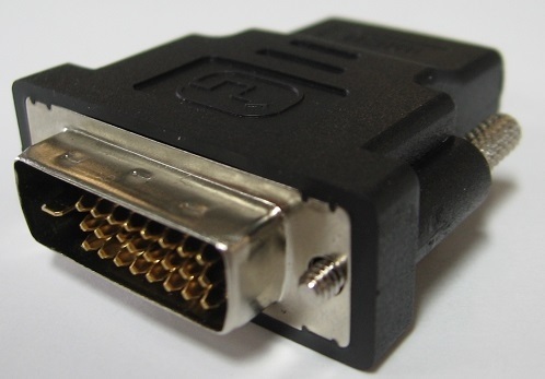 V177-L-CB8W-GC-HDMIDVI-CB8W-GC-HDMIDVI__01769-00 8WARE HDMI to DVI-D Female to Male Adapter - Image 1
