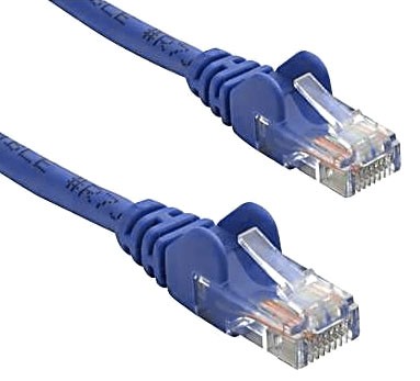 V177-L-CB8W-KO820U-0.25-CB8W-KO820U-0.25__32537-00 8WARE RJ45M - Blue RJ45M Cat5e Network Cable 25cm - Image 1
