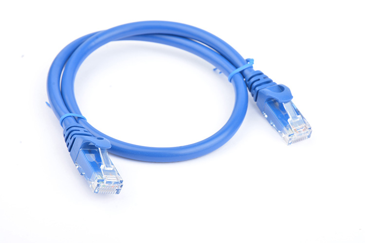 V177-L-CB8W-PL6A-0.25BLU-CB8W-PL6A-0.25BLU__92391-00 8WARE Cat6a UTP Ethernet Cable 25cm Snagless Blue - Image 1