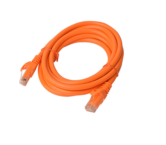 CAIXIANGYUAN 8WARE Cat6a UTP Ethernet Cable 2m Snagless Orange - Image 1