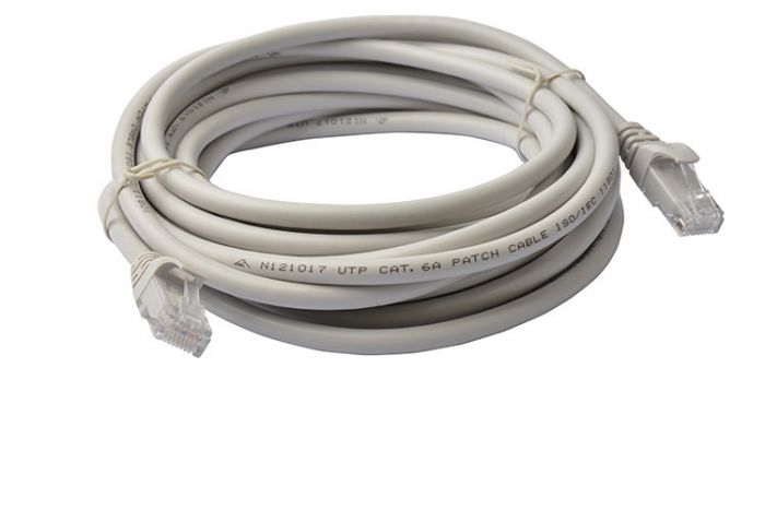 V177-L-CB8W-PL6A-40GRY-CB8W-PL6A-40GRY__82767-00 8WARE Cat6a UTP Ethernet Cable 40m Snagless Grey - Image 1